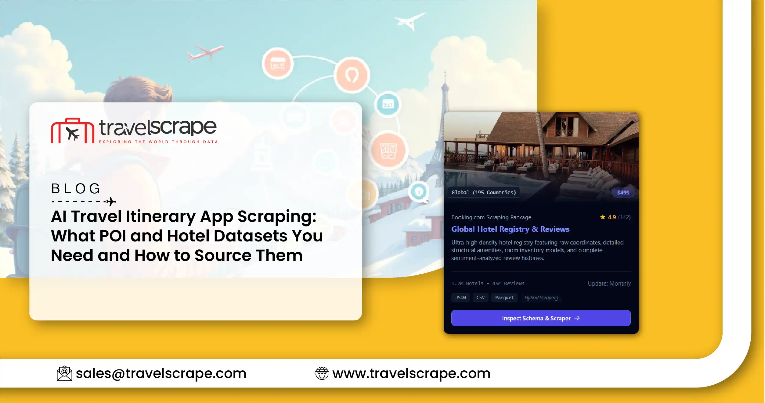 AI Travel Itinerary App Scraping
